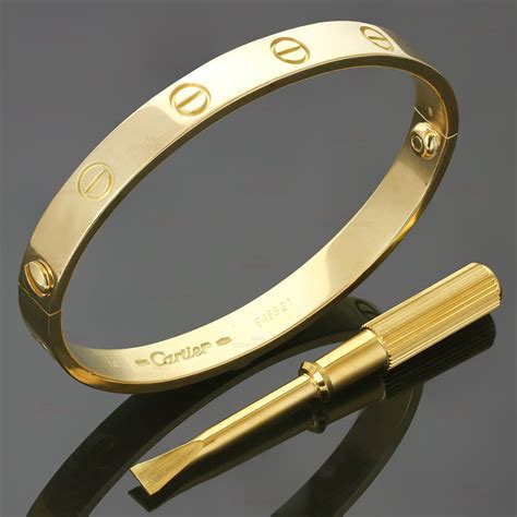 cartier bracelet with screwdriver|cartier love bracelet screws loose.